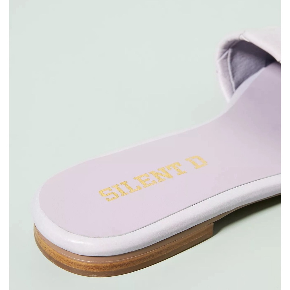 Anthropologie Silent D Ayda Lilac Woven Slide Sandals NWT - Picture 4 of 10